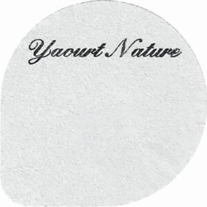 Opercule yaourt nature