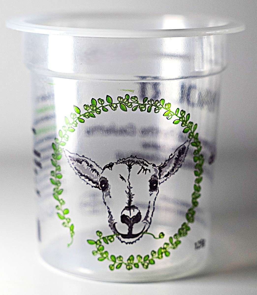 Pots et étiquettes personnalisés impression pot transparent